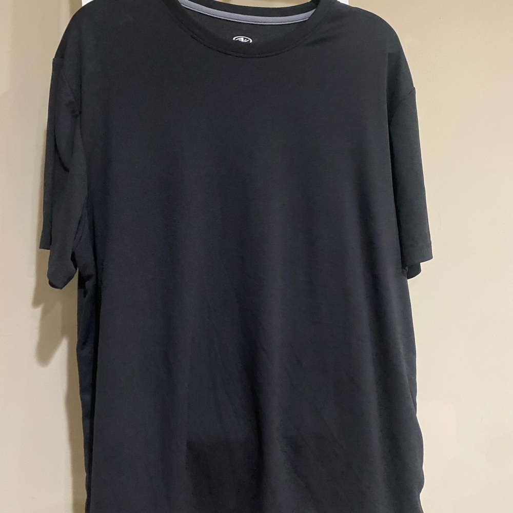 Athletic Works Black Crew Neck T-Shirt XL